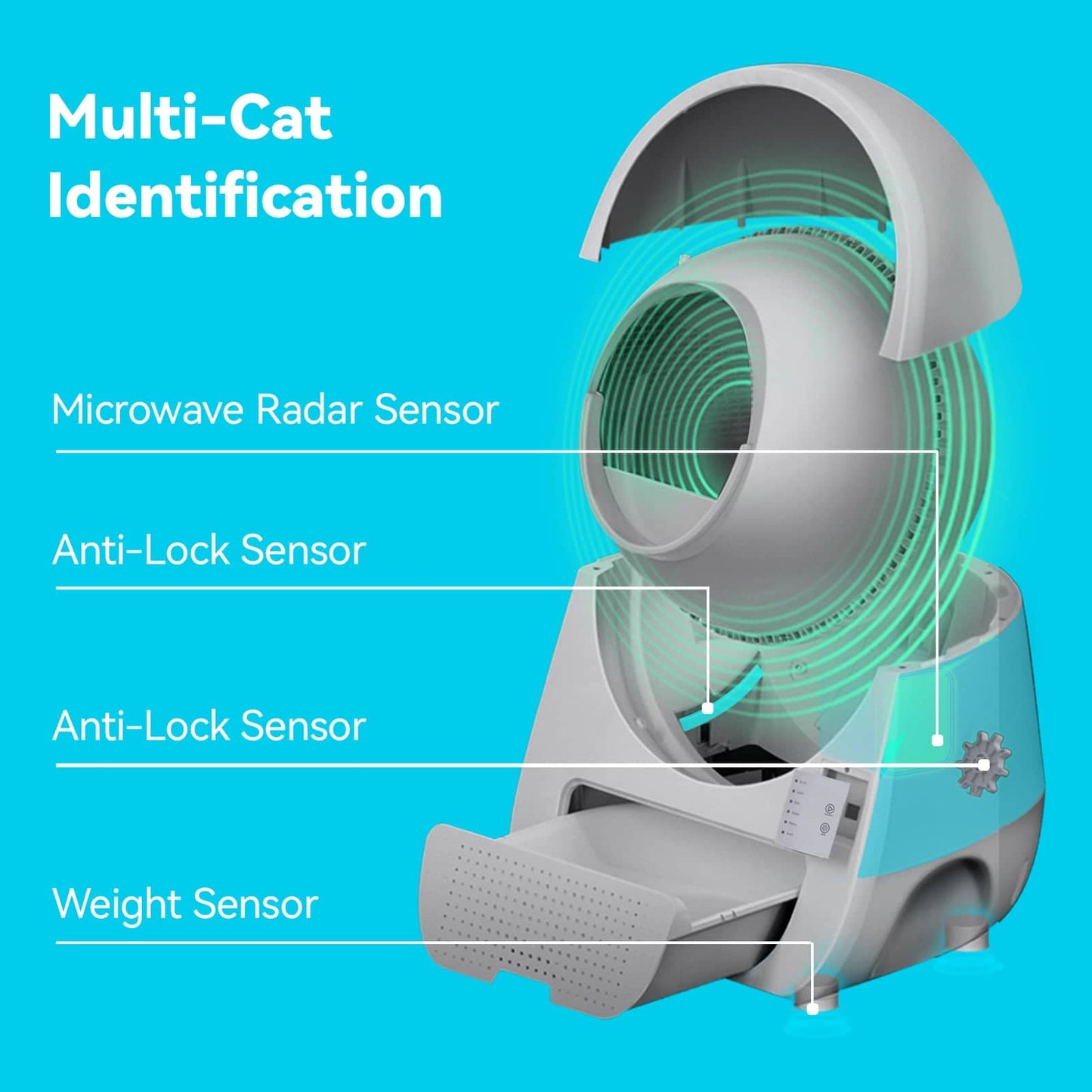 CATLINK PRO-X LUXURY CAT BOX lettiera autopulente intelligente